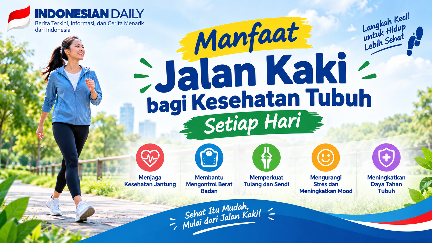 Manfaat Jalan Kaki Bagi Kesehatan Tubuh Setiap Hari