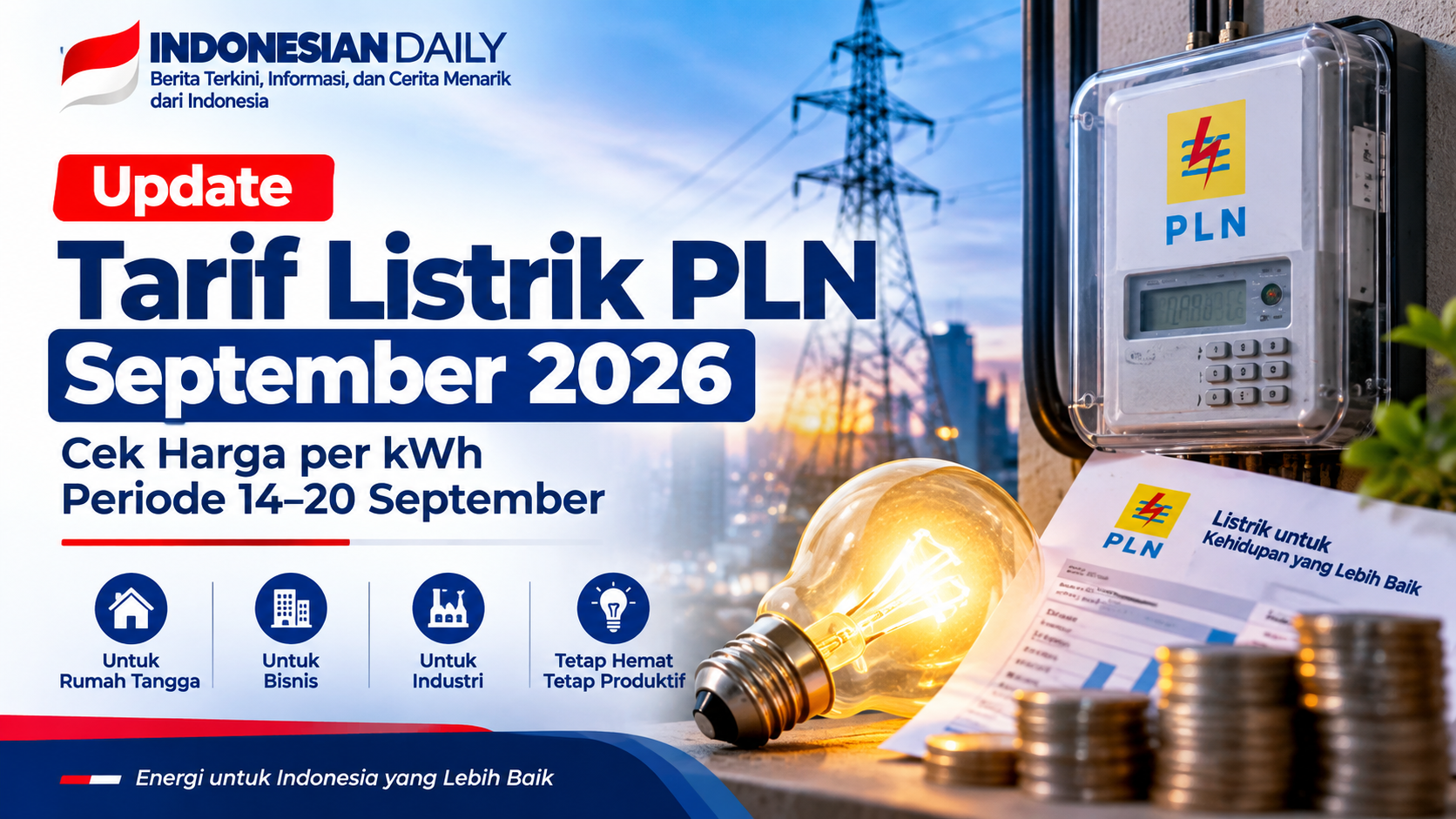 Update Tarif Listrik PLB September 2026 Periode 14 - 20 September