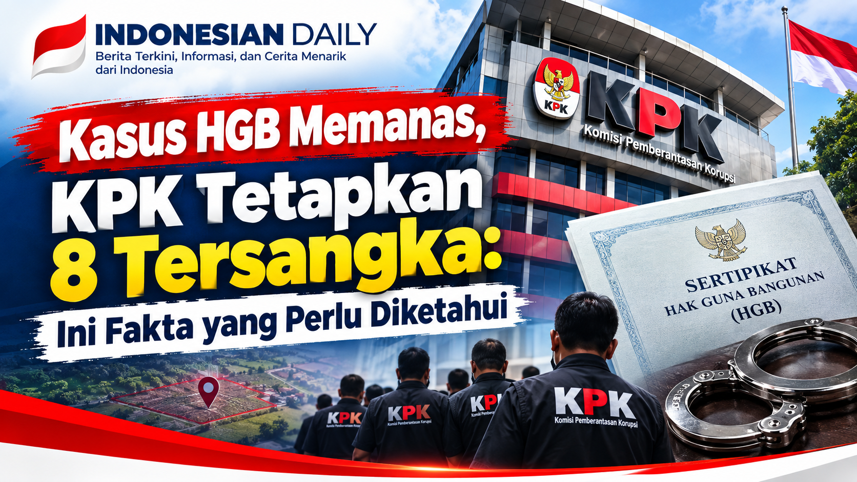 Kasus HGB memanas KPK Tetapkan 8 tersangka
